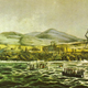 Una de las expediciones que visitó la isla a bordo del Rurik. Imagen: Wikipedia
